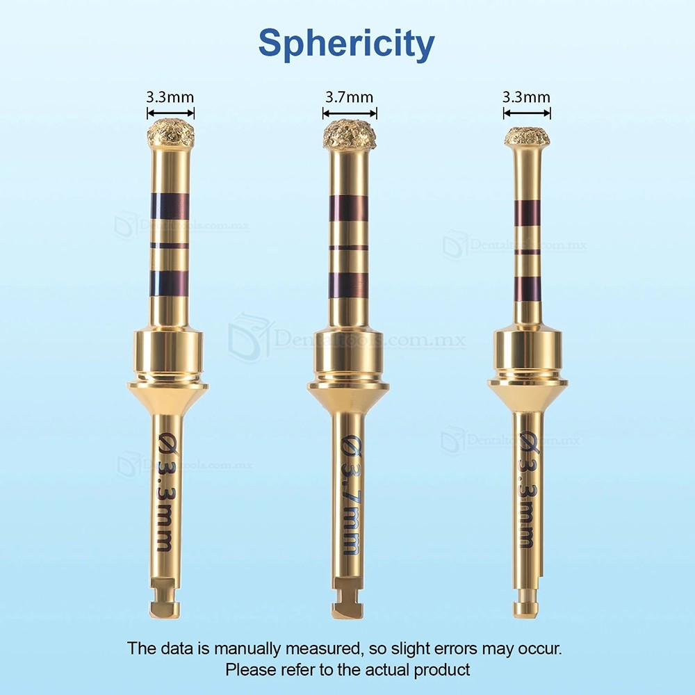 Set de 6 Piezas Kit de Fresas con Recubrimiento de Diamante para Elevaci&oacute;n Sinusal Externa